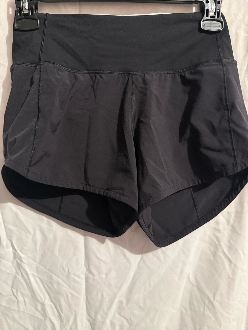 Lululemon Black High-Rise Athletic Shorts